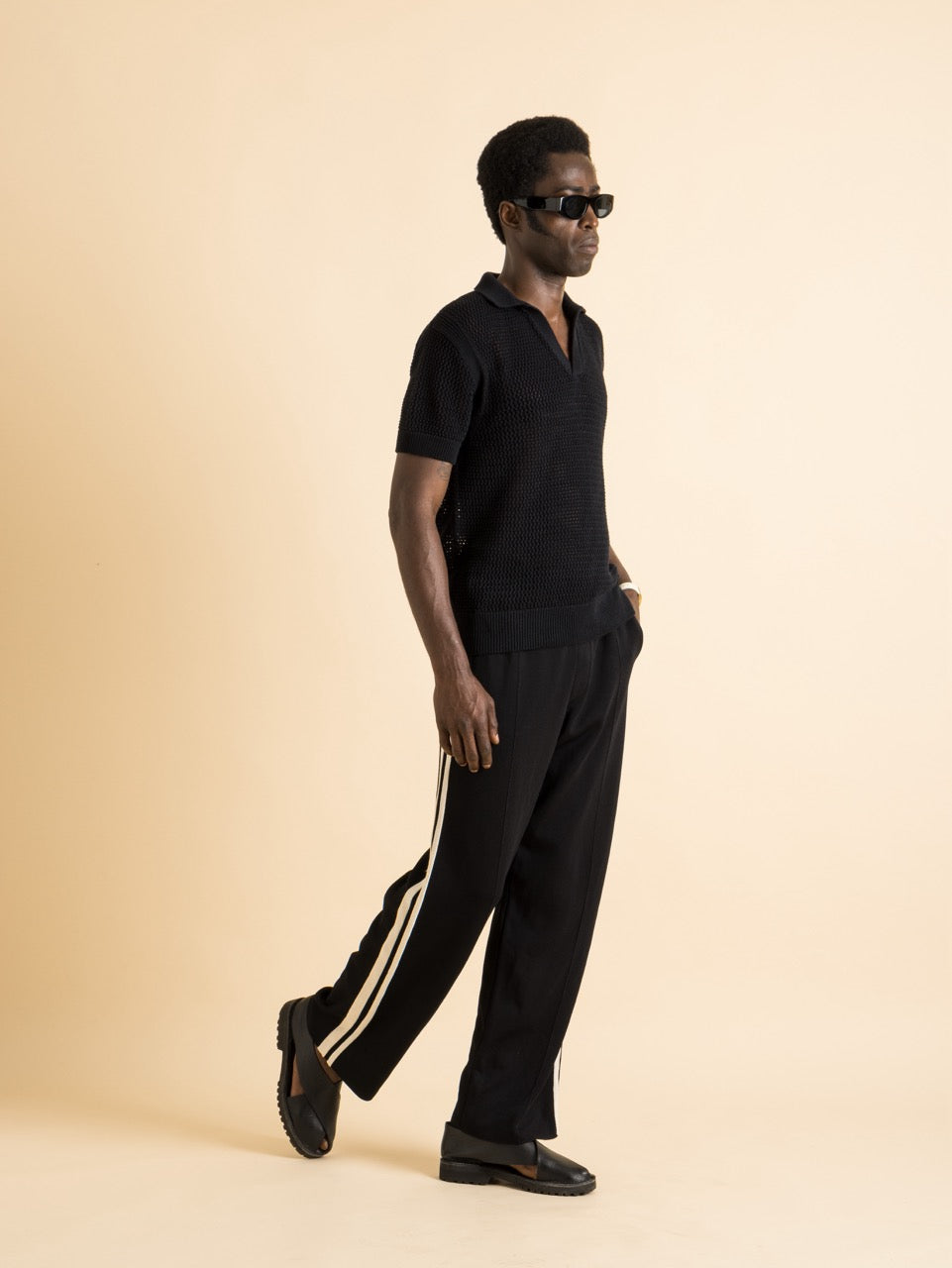 Polo Raffia Noir