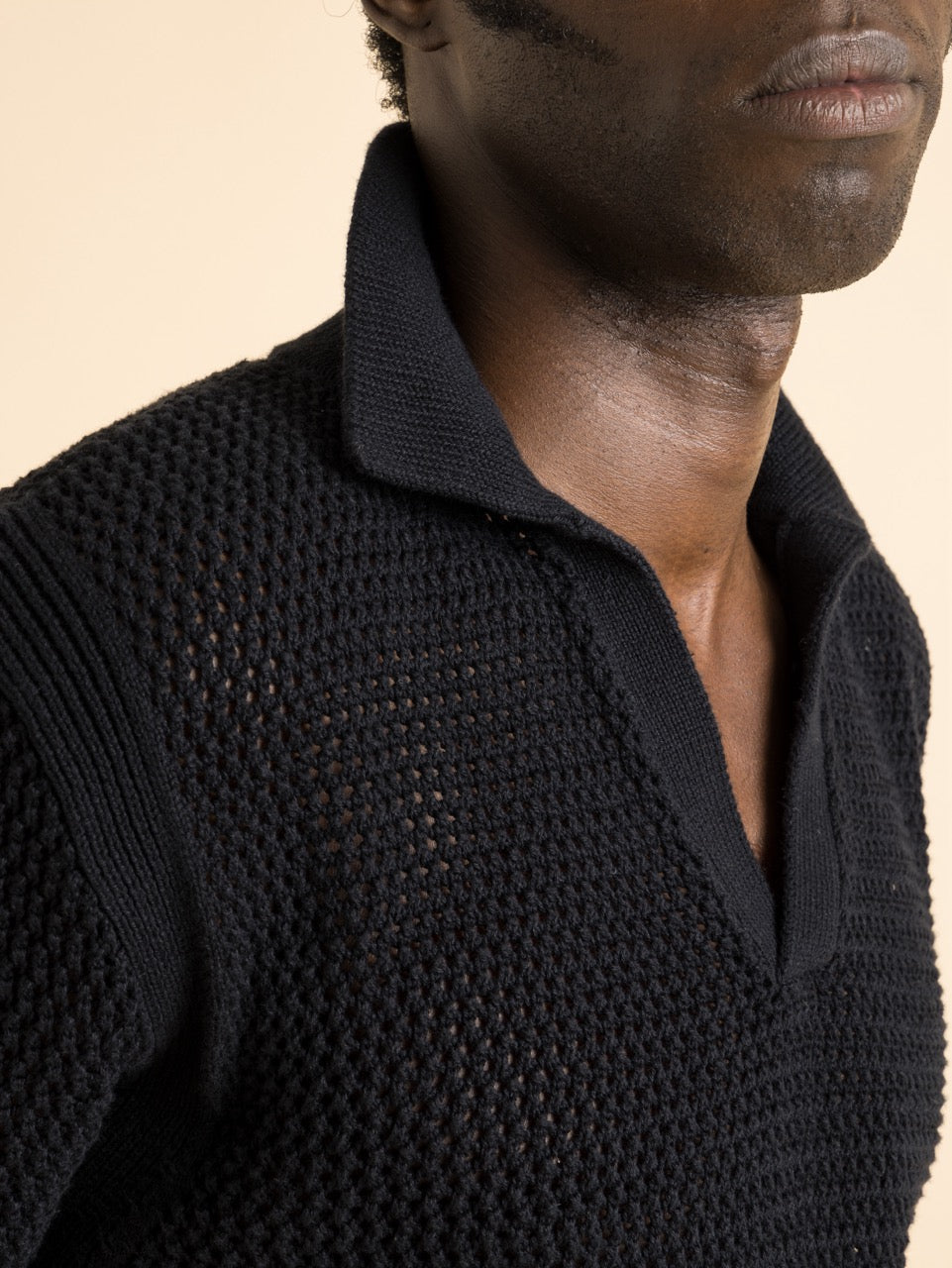 Polo Raffia Noir