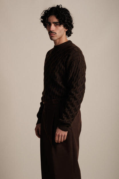 Le pull Fida Marron