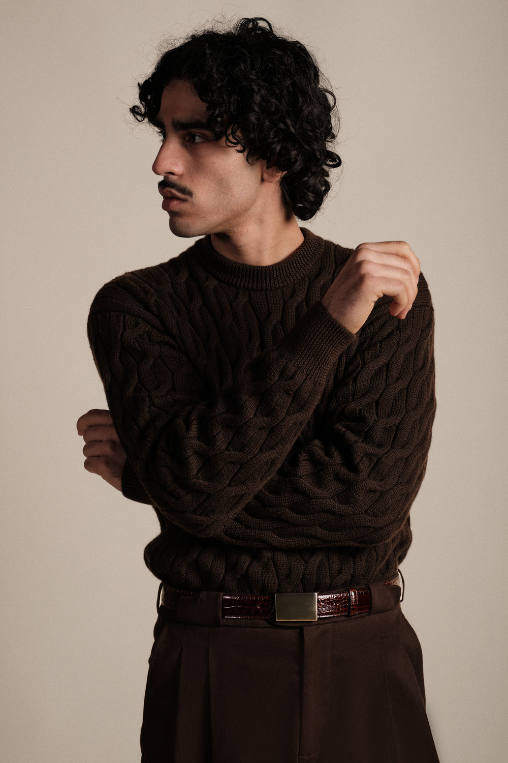 Le pull Fida Marron