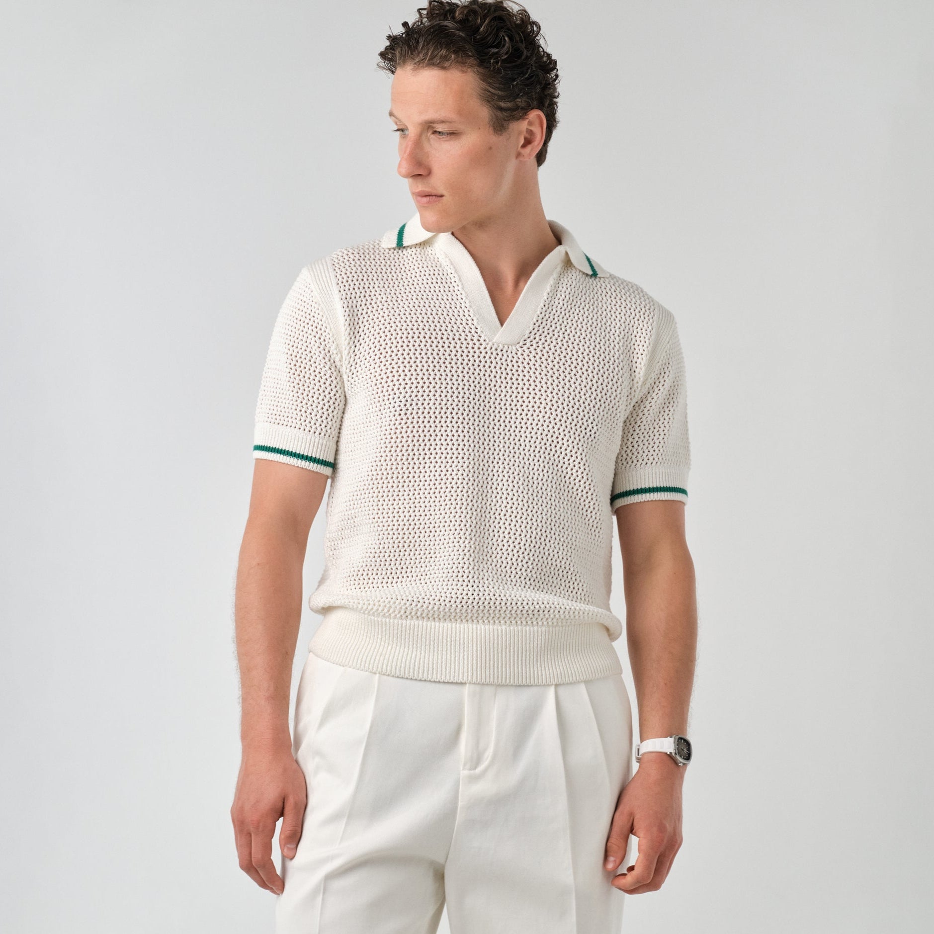 Le Polo Raffia ivoire