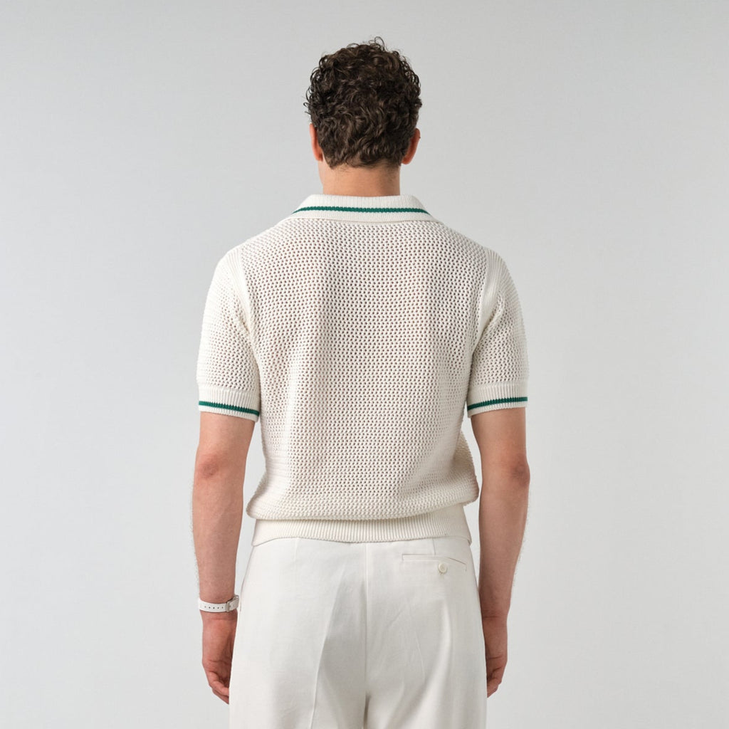 Le Polo Raffia ivoire