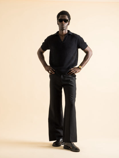 Polo Raffia Noir